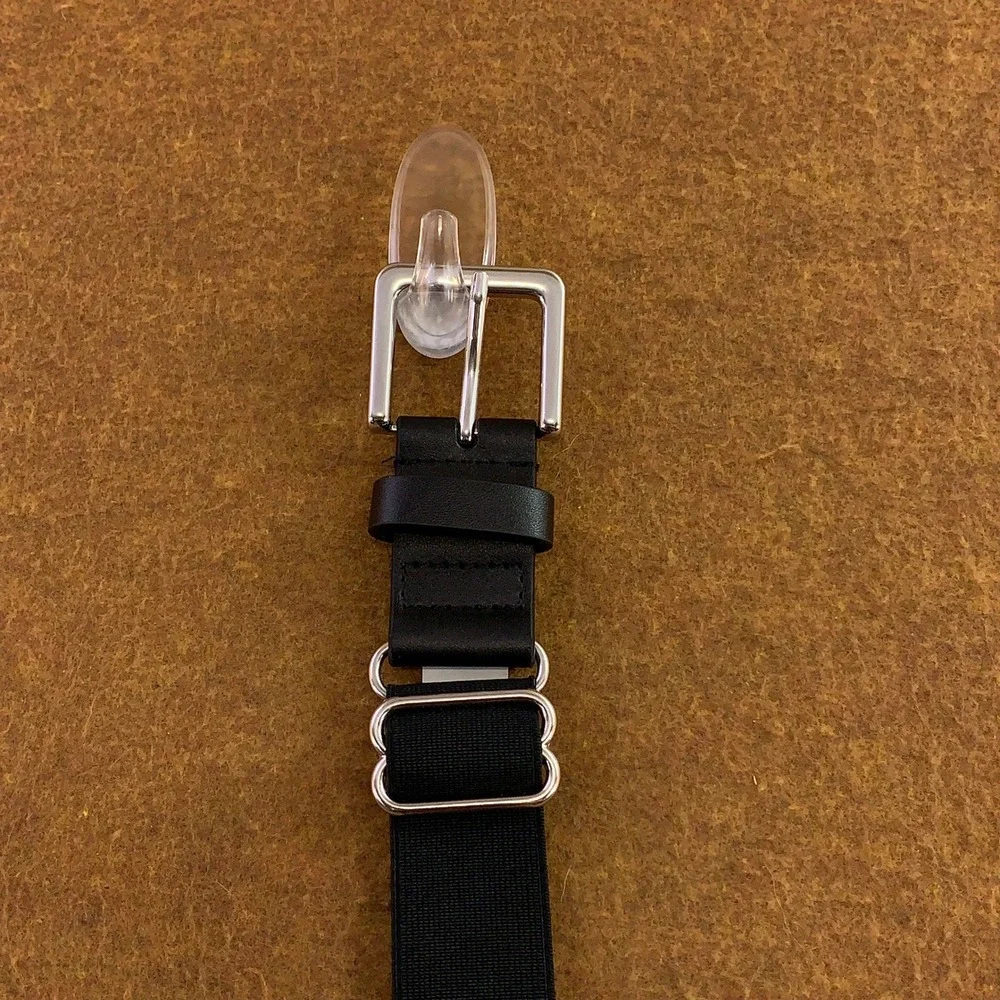 Under Armour Youth OSFA Black Elastic Adjustable Baseball Belt New
